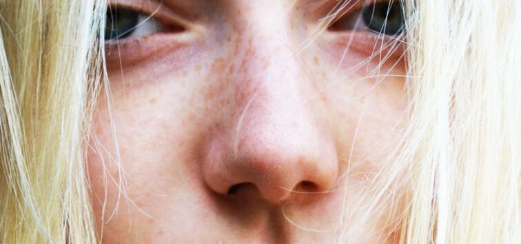 le nez de la femme